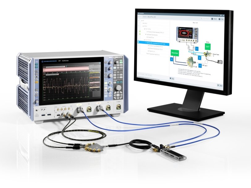 Rohde & Schwarz 獲得 USB-IF 認可，可進行 USB 3.2 Gen 1 和 Gen 2 發射器和接收器一致性測試 